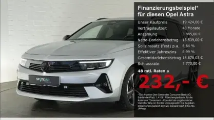 Gebraucht Opel Astra 131 PS (96 kW) 2024 Kristall silber Kleinwagen