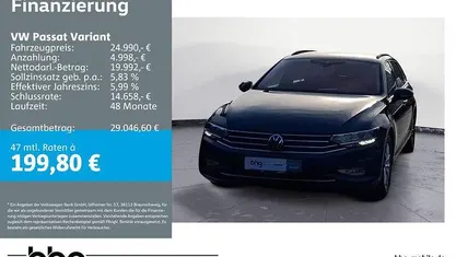 Gebraucht VW Passat Business 150 PS (110 kW) 2023 Blau Kombi