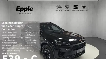 Neu Cupra Formentor VZ 272 PS (200 kW) 2026 Schwarz SUV