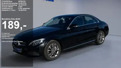 Gebraucht Mercedes C180 Avantgarde 156 PS (114 kW) 2017 Obsidianblack Limousine