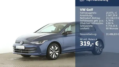 Usata VW Golf VIII Goal 116 CV (85 kW) 2025 Blu Berlina