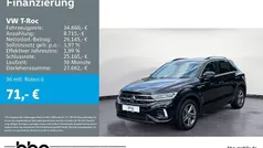Schwarz Gebraucht 2024 VW T-Roc R-line SUV | 34.860 € (Fairer Preis)