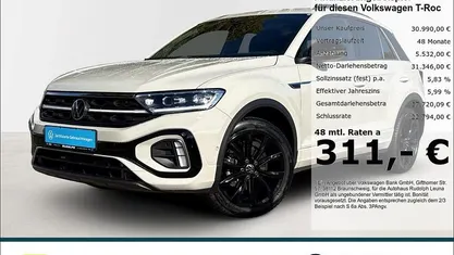 Grau Gebraucht 2024 VW T-Roc R-line SUV | 30.990 € (Fairer Preis)