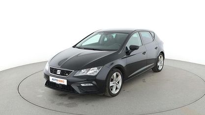 Używany Seat Leon FR 131 KM (96 kW) 2019 Czarny Sedan/Limuzyna