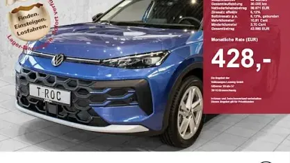 Nuova VW T-Roc Life 150 CV (110 kW) 2025 Nero SUV