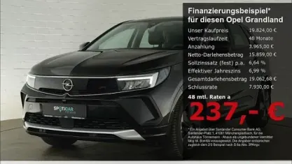 Gebraucht Opel Grandland X Enjoy 131 PS (96 kW) 2024 Schwarz SUV