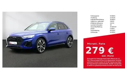 Second-hand Audi SQ5 Ambiente 341 CP (250 kW) 2023 Albastru SUV
