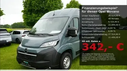 Occasion Opel Movano 140 PK (102 kW) 2025 Grijs Van