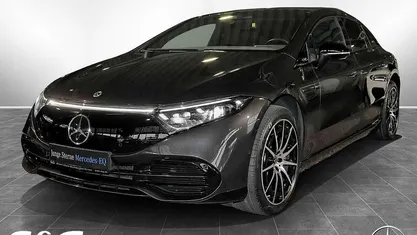 Metalliclack graphitgrau Gebraucht 2022 Mercedes EQS450+ Night Limousine | 59.890 € (Etwas zu teuer)