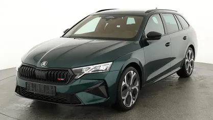 Amazonas grün metallic Neu 2025 Skoda Octavia RS Kombi | 41.995 € (Fairer Preis)