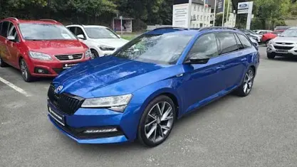 Usata Skoda Superb SportLine 150 CV (110 kW) 2024 Blu Station wagon
