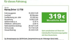Weiß Neu 2025 Skoda Karoq Drive SUV | 35.850 € (Fairer Preis)