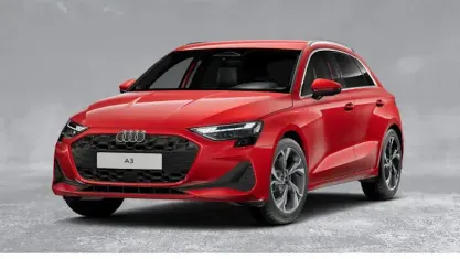 Second-hand Audi A3 Ambiente 150 CP (110 kW) 2025 Roșu Berlinǎ