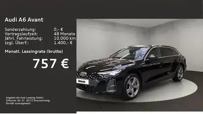 Nouă Audi A6 Ambiente 204 CP (150 kW) 2026 Negru Break