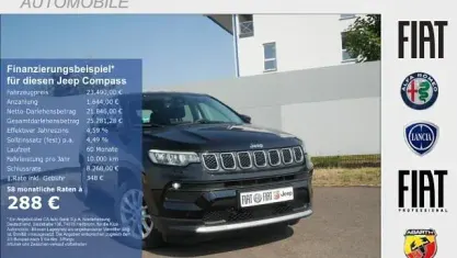 Gebraucht Jeep Compass Altitude 131 PS (96 kW) 2024 Schwarz SUV