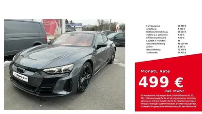 Gebraucht Audi e-tron GT quattro 350 kW (476 PS) 2024 Grau Limousine
