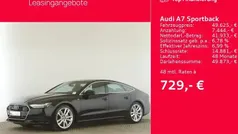 Brillantschwarz Gebraucht 2022 Audi A7 Sportback Kleinwagen | 46.879 € (Fairer Preis)