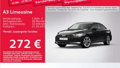 Mythosschwarz metallic Gebraucht 2025 Audi A3 Advanced Limousine | 33.611 € (Fairer Preis)