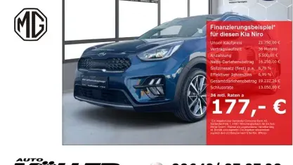 Gebraucht Kia Niro Spirit 105 PS (77 kW) 2021 C3u) deep cerulean m (blau SUV