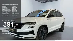 Moonweiss Gebraucht 2024 Skoda Karoq SportLine SUV | 34.399 € (Fairer Preis)