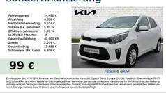 Schneeweiss Gebraucht 2024 Kia Picanto Vision Kleinwagen | 14.450 € (Fairer Preis)