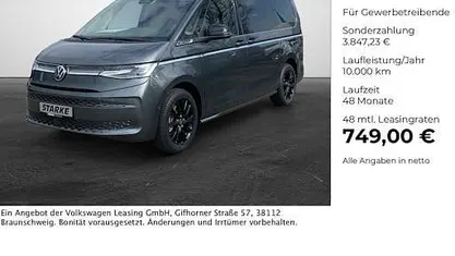 Neu VW Multivan Style 245 PS (180 kW) 2026 Indiumgrau metallic Van