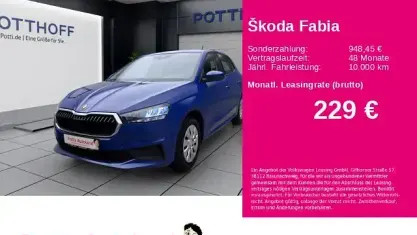 Gebraucht Skoda Fabia Active 65 PS (47 kW) 2023 Energyblau Kleinwagen