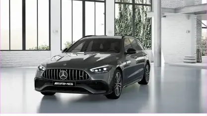 Gebraucht Mercedes C43 AMG AMG 408 PS (300 kW) 2023 Lack selenitgrau Kombi