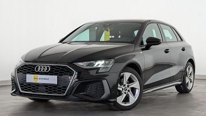 Używany Audi A3 S-Line 116 KM (85 kW) 2022 Czarny Sedan/Limuzyna