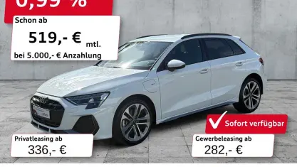 Gebraucht Audi A3 S-Line 204 PS (150 kW) 2025 Gletscherweiß metallic Limousine