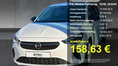 Jade weiss/arktis weiss Gebraucht 2023 Opel Corsa Elegance Kleinwagen | 14.940 € (Fairer Preis)