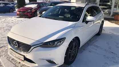 Weiss Gebraucht 2015 Mazda 6 Sports-Line Kombi | 8.500 € (Superpreis)