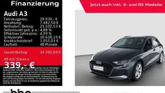 Grau (manhattangrau metallic) Gebraucht 2024 Audi A3 Sportback Advanced Kombi | 29.930 € (Fairer Preis)