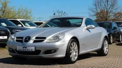 Gebraucht Mercedes SLK200 163 PS (119 kW) 2004 Silber Cabrio