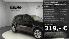 Schwarz Neu 2025 VW T-Cross Life SUV | 28.690 € (Fairer Preis)
