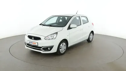 Gebraucht Mitsubishi Space Star Basis 71 PS (52 kW) 2018 Weiß Kleinwagen