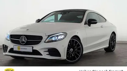 Gebraucht Mercedes C300 AMG line 245 PS (180 kW) 2024 Polarweiss unilack Coupé