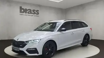 Gebraucht Skoda Octavia RS 200 PS (147 kW) 2023 Moonweiß perleffekt Kombi