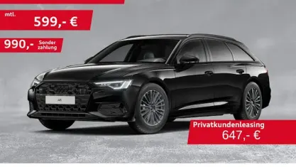 Gebraucht Audi A6 Advanced 204 PS (150 kW) 2024 Mythosschwarz metallic Kombi