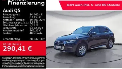 Gebraucht Audi Q5 Sport 163 PS (119 kW) 2019 Schwarz SUV