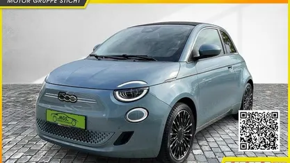 Gebraucht Fiat 500e La Prima 86 kW (118 PS) 2022 Eis blau (metalliclack.) Cabrio