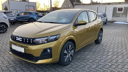 Neu Dacia Sandero Expression 101 PS (74 kW) 2026 Gelb grau Limousine