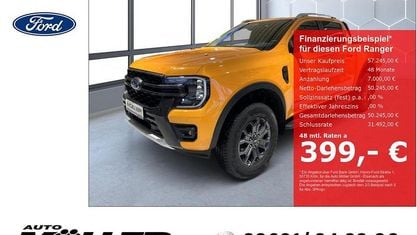 Nowe Ford Ranger Wildtrack 205 KM (150 kW) 2026 Pomarańczowy Pickup