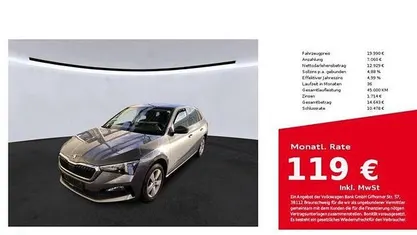 Gebraucht Skoda Scala Tour 110 PS (80 kW) 2023 Kleinwagen