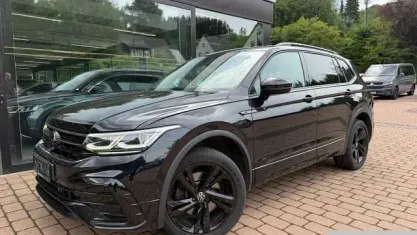 Gebraucht VW Tiguan Allspace R-line 200 PS (147 kW) 2022 Schwarz SUV