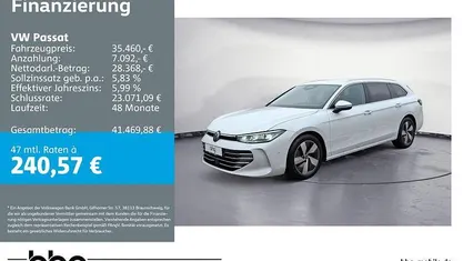 Gebraucht VW Passat Elegance 150 PS (110 kW) 2025 Weiß Kombi
