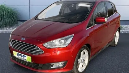 Gebraucht Ford C-MAX Titanium 125 PS (91 kW) 2017 Rot Van / Kleinbus