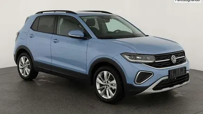 Clear blue metallic Neu 2025 VW T-Cross Life SUV | 29.045 € (Fairer Preis)