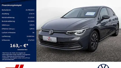 Usata VW Golf VIII Active 150 CV (110 kW) 2022 Grigio Berlina