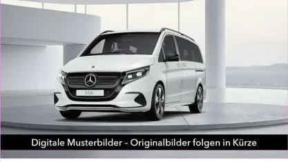 Gebraucht Mercedes EQV300 Avantgarde 150 kW (204 PS) 2025 Bergkristallweiß Van / Kleinbus